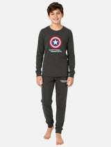 Boys Round Neck Full Sleeves Thermal Set for Winter Layering, Cold-Weather Comfort and Everyday Warm Innerwear - Pack of 1