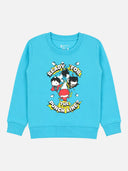 Baby Boys Printed Round Neck Full Sleeve Sweatshirt for Everyday Winter Wear, Casual Comfort and Easy Styling