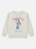 Baby Girls Round Neck Full Sleeve Sweatshirt for Regular Casual Comfort, Easy Styling and Wardrobe Use