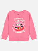 Baby Girls Round Neck Full Sleeve Sweatshirt for Regular Casual Wear, Easy Styling and Comfortable Movement