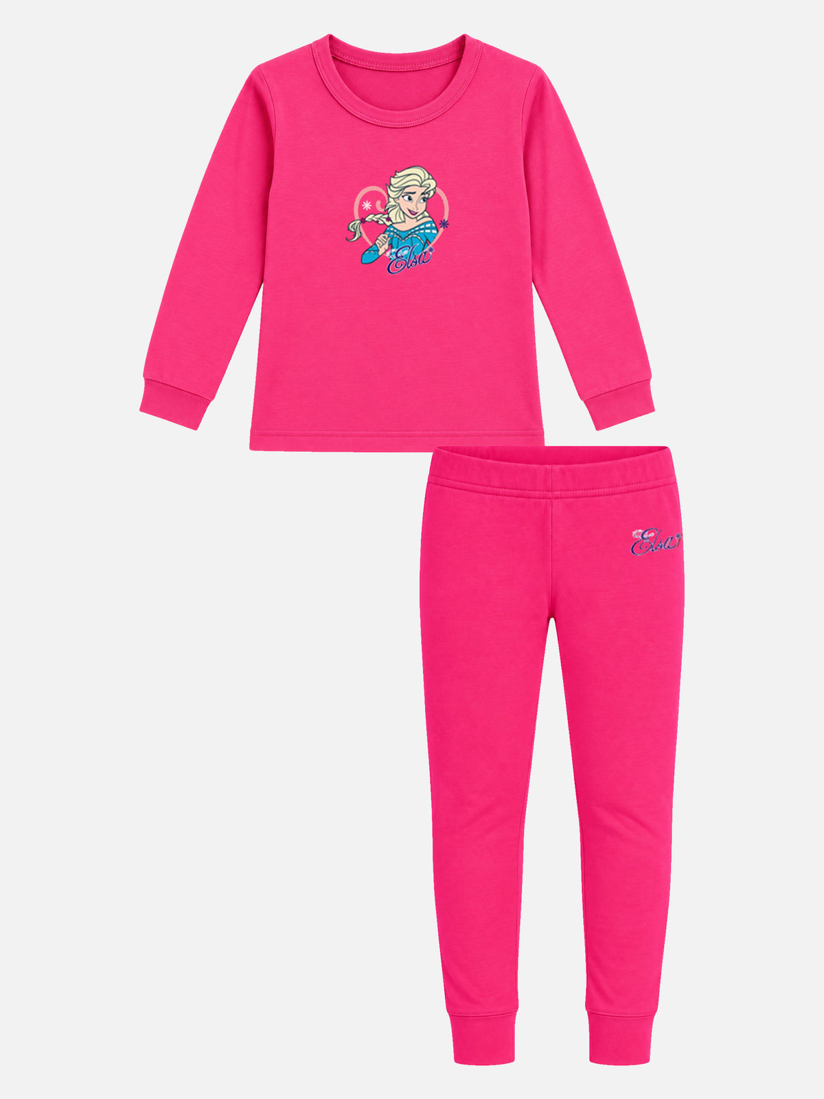Girls Round Neck Full Sleeves Thermal Set for Winter Layering, Cold-Weather Comfort and Everyday Warm Innerwear - Pack of 1