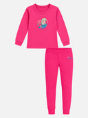 Girls Round Neck Full Sleeves Thermal Set for Winter Layering, Cold-Weather Comfort and Everyday Warm Innerwear - Pack of 1