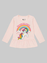 Baby Girls 100% Cotton T-Shirt for Casual Wear, Everyday Comfort, Easy Styling and Regular Wardrobe Use