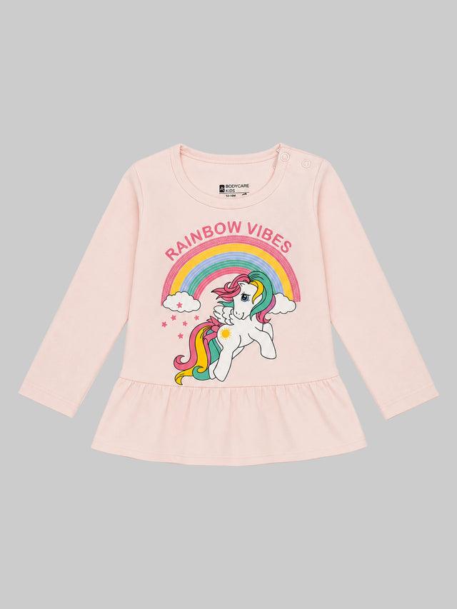 Baby Girls 100% Cotton T-Shirt for Casual Wear, Everyday Comfort, Easy Styling and Regular Wardrobe Use