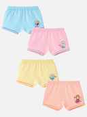 Girls Frozen Boyshorts Inner Elastic Pack of 4 - Bodycare