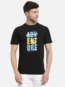 Men T-Shirt Round Neck Half Sleeves with Regular Casual Styling for Everyday Wear and Layering Comfort