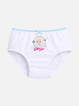 Girls Princess Printed Innerwear Panty 100% Cotton Soft Skin Friendly for Everyday Comfort - Pack of 5