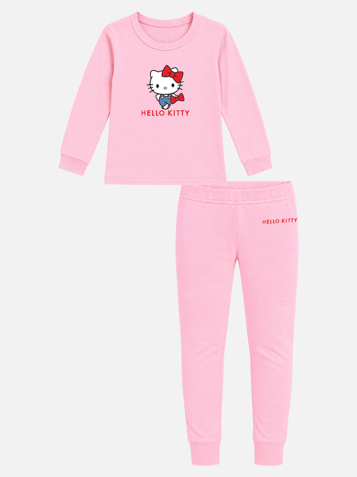 Girls Round Neck Full Sleeves Thermal Top and Bottom Set for Winter Wear, Warm Base Layer Comfort and Regular Use