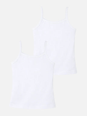 Girls Organic Vest Dori Neck Sleeveless Pack of 2 - Bodycare