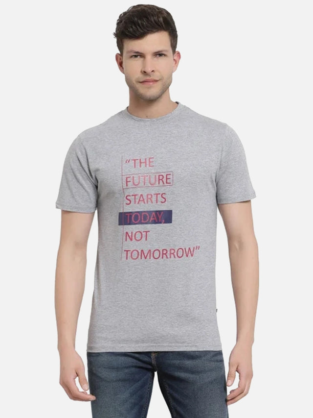 Men Solid T-Shirt Round Neck Half Sleeves with Clean Everyday Styling for Casual Wear and Comfort Essentials