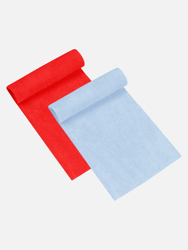 Unisex Baby Dry Sheet Waterproof Bed Protector with Extra Absorbent Surface for Washable Everyday Bedding Care - Pack of 2
