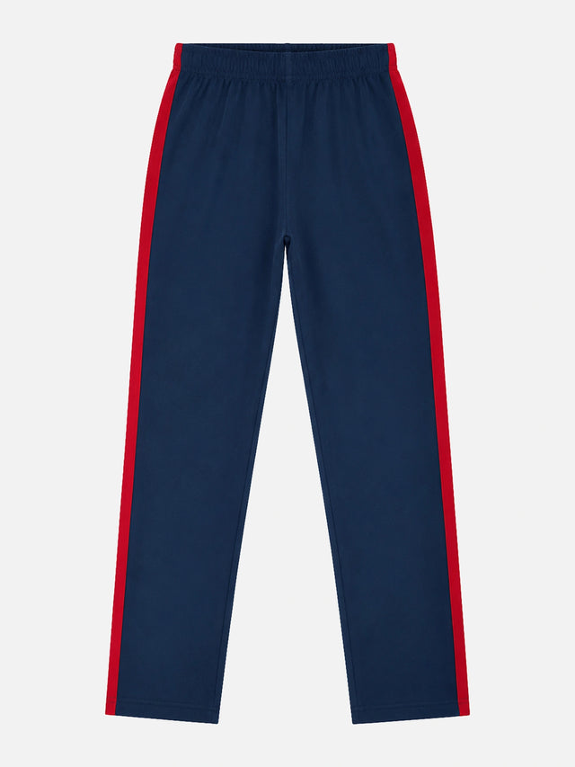 Girls 100% Cotton Solid Track Pant with Side Pockets and Regular Fit Jogger Styling for Comfortable Kids Activewear
