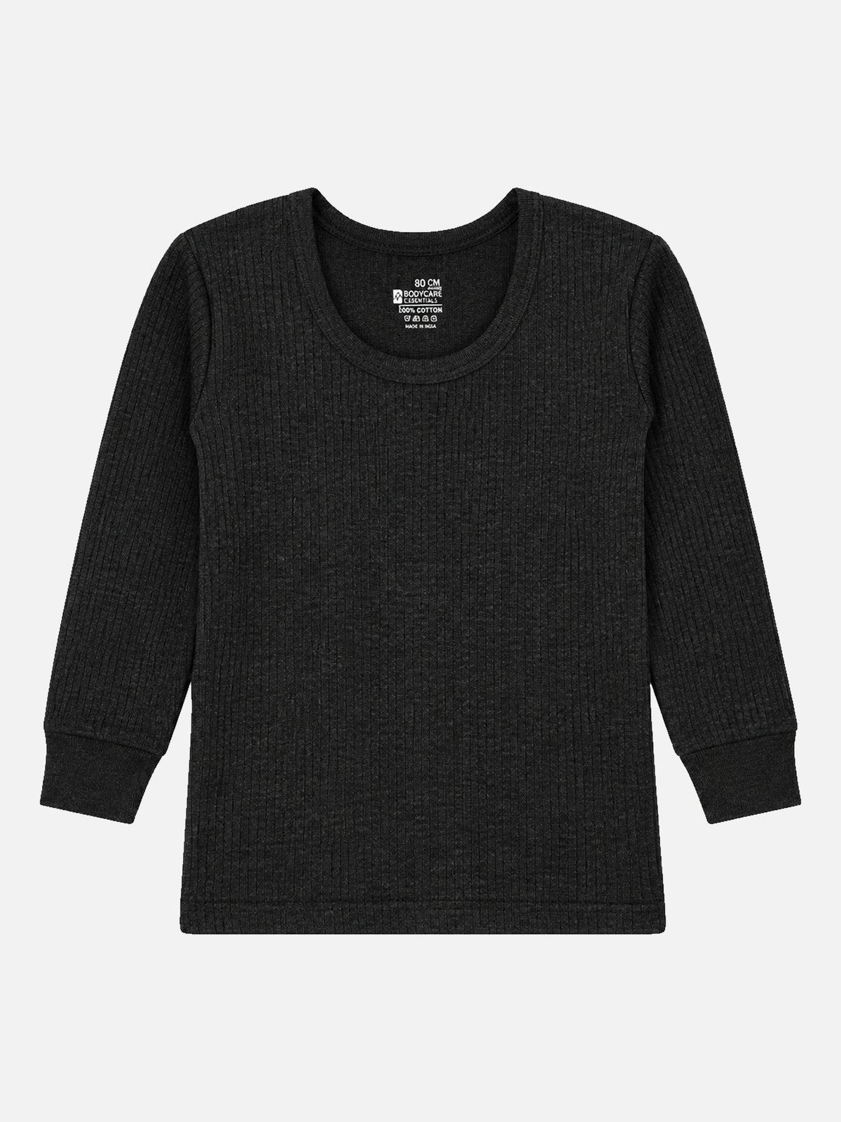 Unisex Full Sleeve Thermal Top with Round Neck Design for Warm Winter Wear and Comfortable Innerwear Use - Pack of 1