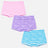 Girls 100% Cotton Boyshorts Inner Elastic Pack of 3 - Bodycare