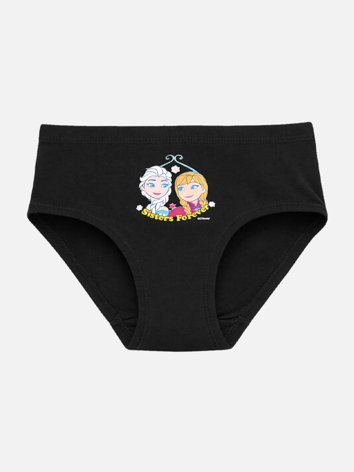 Girls Frozen Printed Panty 100% Cotton Underwear with Inner Elastic for Soft Comfort and Daily Innerwear Use - Pack of 3