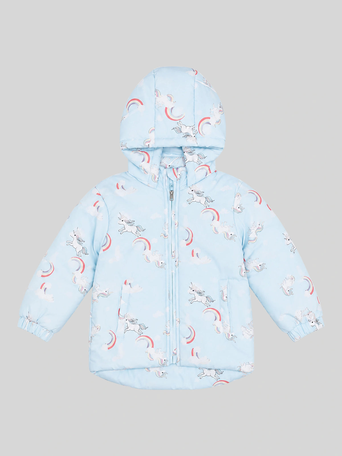 Baby Girls Soft Cotton Blend Jacket for Winter Wear, Warm Comfort, Casual Outfits and Regular Wardrobe Use