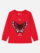 Baby Girls Solid T-Shirt Round Neck Full Sleeves Casual Wear Top for Playtime, Travel and Everyday Outfits - Pack of 1