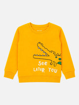 Baby Boys Round Neck Full Sleeves Sweatshirt for Casual Wear, Lounge Comfort and Everyday Wardrobe Use