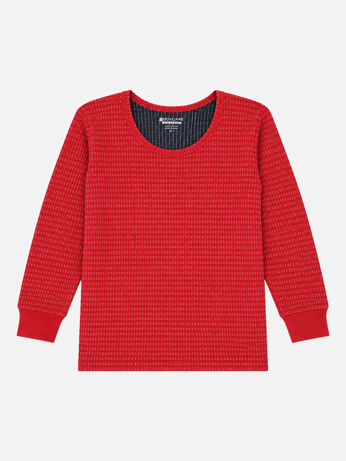 Unisex Antibacterial Thermal Top with Round Neck and Full Sleeves for Winter Base Layering and Cold-Weather Comfort