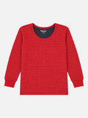 Unisex Antibacterial Thermal Top with Round Neck and Full Sleeves for Winter Base Layering and Cold-Weather Comfort