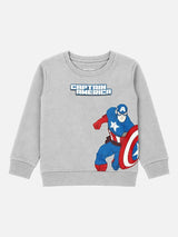 Baby Boys Avengers Round Neck Full Sleeve Sweatshirt for Everyday Casual Wear, Winter Comfort and Playtime Styling