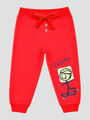 Baby Boys 100% Cotton Track Pant for Comfortable Casual Wear, Lounge Wear and Easy Everyday Movement