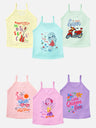 Girls Vest Dori Neck Sleeveless Pack of 6 - Bodycare