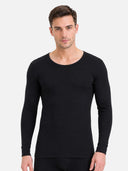 Men Crew Neck Thermal Top with Full Sleeves for Winter Base Layering, Cold-Weather Comfort and Everyday Innerwear - Pack of 1