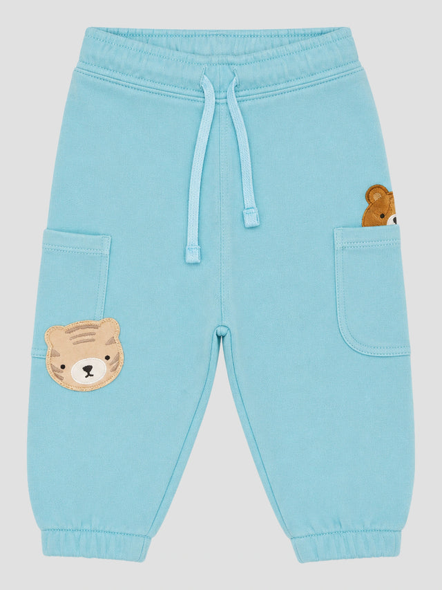 Baby Boys French Terry Track Pant for Casual Wear, Lounge Comfort, Easy Movement and Regular Wardrobe Use