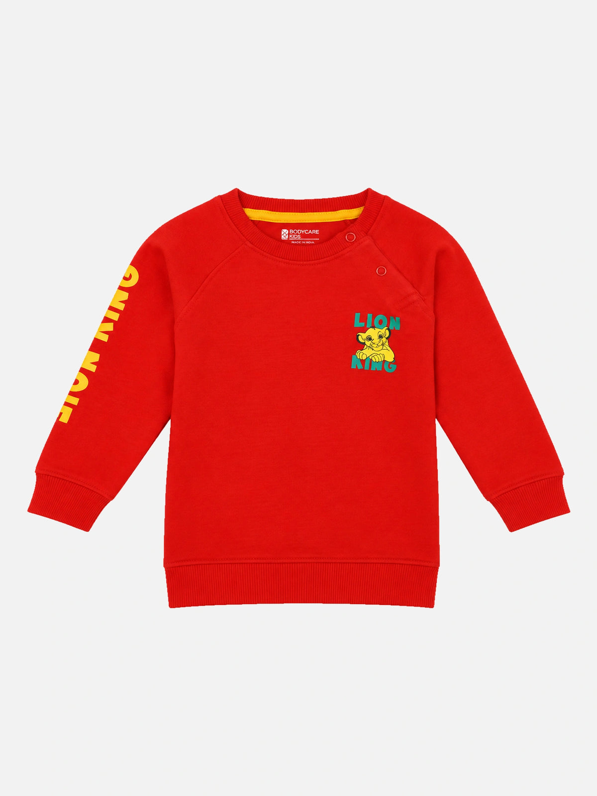 Baby Boys French Terry Printed Full Sleeve Sweatshirt with Soft Cotton Winter Comfort for Casual Wear