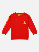 Baby Boys French Terry Printed Full Sleeve Sweatshirt with Soft Cotton Winter Comfort for Casual Wear