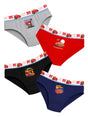 Boys Cars Brief Top Elastic Pack of 4 - Bodycare
