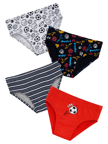 Boys Cotton Brief Inner Elastic Pack of 4 - Bodycare