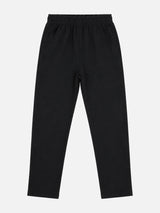 Girls 100% Cotton Solid Track Pant with Side Pockets and Regular Fit Jogger Styling for Comfortable Kids Activewear