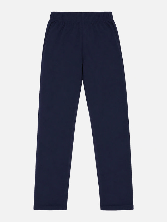 Girls 100% Cotton Solid Track Pant with Side Pockets and Regular Fit Jogger Styling for Comfortable Kids Activewear