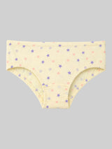 Girls Cotton Panty Underwear with Inner Elastic for Comfortable Daily Innerwear, Easy Wear and Smooth Movement - Pack of 3