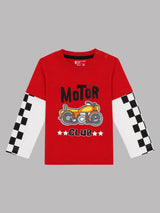 Baby Boys Cotton Interlock T-Shirt with Soft Breathable Fabric and Regular Fit for Casual Wear and Everyday Comfort