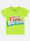 Baby Boys 100% Cotton T-Shirt Round Neck Half Sleeves Regular Fit Top with Soft Breathable Fabric for Daily Wear