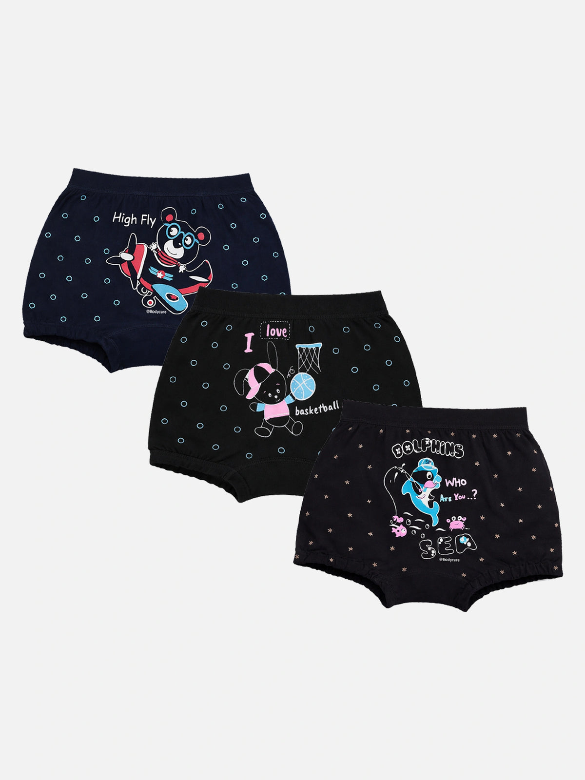 Unisex Bloomer with Lycra Band Innerwear Bottom for Stretch Comfort, Easy Movement and Everyday Use - Pack of 3