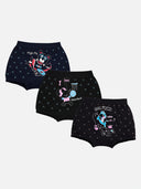 Unisex Bloomer with Lycra Band Innerwear Bottom for Stretch Comfort, Easy Movement and Everyday Use - Pack of 3