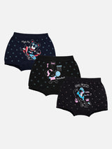 Unisex Bloomer with Lycra Band Innerwear Bottom for Stretch Comfort, Easy Movement and Everyday Use - Pack of 3
