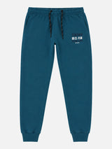 Boys French Terry Cotton Track Pant with Regular Fit Jogger Style for Casual Wear and Comfortable Active Movement