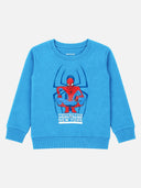 Baby Boys Avengers Round Neck Full Sleeve Sweatshirt for Casual Winter Wear, Playtime Comfort and Everyday Styling