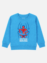 Baby Boys Avengers Round Neck Full Sleeve Sweatshirt for Casual Winter Wear, Playtime Comfort and Everyday Styling