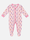 Unisex Baby Full Sleeve Front Open Romper in 100% Cotton for Sleepsuit Comfort, Easy Changing and Everyday Babywear