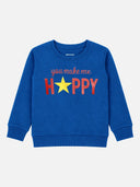 Baby Girls Round Neck Full Sleeves Sweatshirt for Casual Wear, Easy Movement and Everyday Wardrobe Comfort
