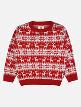 Girls Round Neck Full Sleeves Sweater with Comfortable Winter Wear Styling, Everyday Comfort and Casual Use