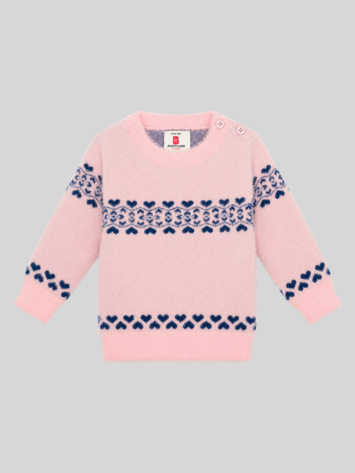 Girls Soft Cotton Blend Sweater for Winter Wear, Warm Comfort, Casual Styling and Regular Wardrobe Use