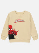 Baby Boys Avengers Round Neck Full Sleeve Sweatshirt for Casual Winter Styling, Everyday Comfort and Easy Movement