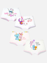 Girls Boyshorts Inner Elastic Pack of 4 - Bodycare